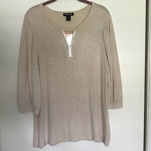 Beige Women's Top by JM Collection